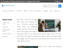 Tablet Screenshot of mycritterstore.com